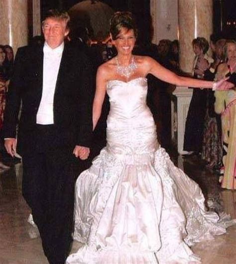 Melania Trump wedding dress